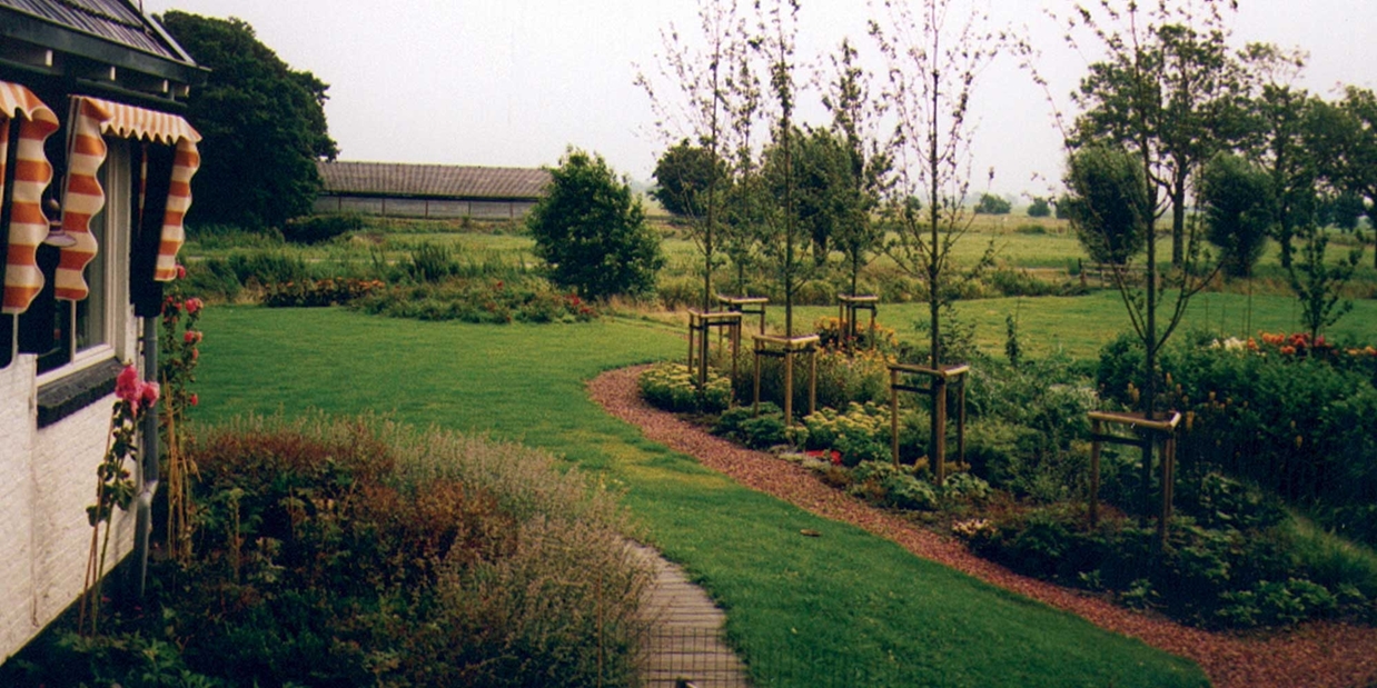 tuin in landschap