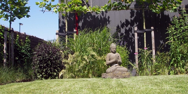 Boeddha op meditatieruimte