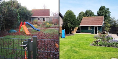 renovatie boerderijtuin